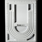 Beadsmith 13" 3 Channel Flocked Bead Board #TLB030-General Bead