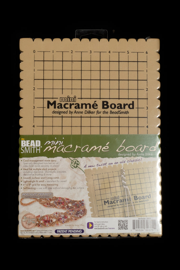 Beadsmith 7.5” x 10.5” Mini Macramé Board #TLB032 – General Bead