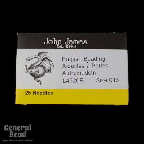 Size 13 English Beading Needle (25 Pcs) #TLC010-General Bead