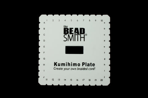 6” Square Kumihimo Plate #TLC040-General Bead