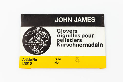 Size 5 John James Glover's Needle (25 Pcs) #TLF010