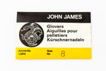 Size 8 John James Glover's Needle (25 Pcs) #TLG010