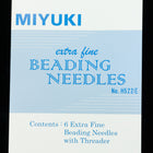 Miyuki Extra Fine Beading Needle (6 Pcs) #TLX010-General Bead