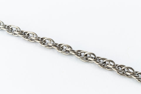 2.5mm Titanium Double Rope Chain #TIA089-General Bead
