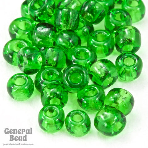 8/0 Transparent Emerald Taiwanese Seed Bead-General Bead