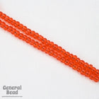 8/0 Transparent Orange Taiwanese Seed Bead-General Bead