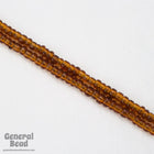 8/0 Transparent Smoked Topaz Taiwanese Seed Bead-General Bead