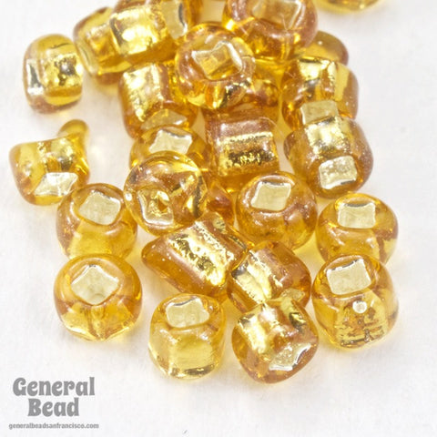 8/0 Silver Lined Topaz Taiwanese Seed Bead-General Bead