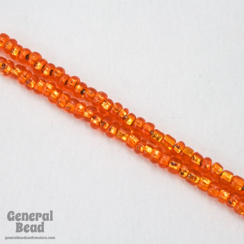 8/0 Silver Lined Orange Taiwanese Seed Bead-General Bead