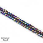 8/0 Metallic Black Iris Taiwanese Seed Bead-General Bead