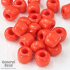6/0 Opaque Chinese Red Taiwanese Seed Bead-General Bead