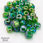 6/0 Transparent Green AB Taiwanese Seed Bead-General Bead