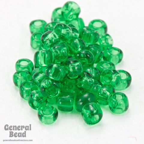11/0 Transparent Emerald Taiwanese Seed Bead-General Bead