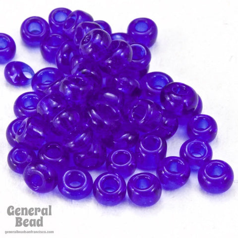 11/0 Transparent Cobalt Taiwanese Seed Bead-General Bead