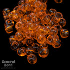 11/0 Transparent Orange Taiwanese Seed Bead-General Bead