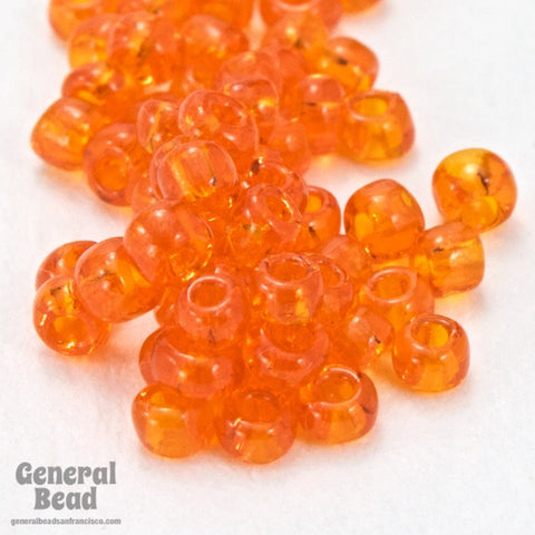 11/0 Transparent Orange Taiwanese Seed Bead-General Bead