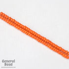 11/0 Opaque Orange Taiwanese Seed Bead-General Bead