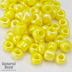 11/0 Opaque Yellow AB Taiwanese Seed Bead-General Bead