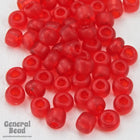 11/0 Transparent Matte Ruby Taiwanese Seed Bead-General Bead