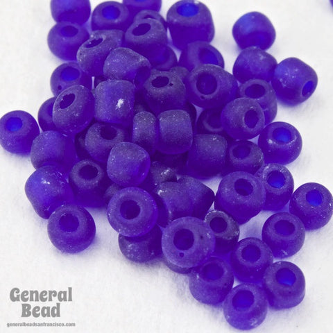 11/0 Transparent Matte Cobalt Taiwanese Seed Bead-General Bead