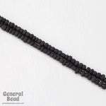 11/0 Opaque Matte Black Taiwanese Seed Bead-General Bead