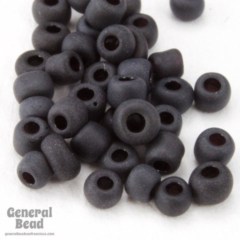 11/0 Opaque Matte Black Taiwanese Seed Bead-General Bead
