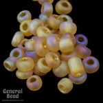11/0 Transparent Matte Light Topaz AB Taiwanese Seed Bead-General Bead
