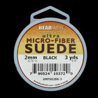 2mm Black Ultra Micro Fiber Suede Cord #UMFS02BK-3