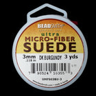 3mm Burgundy Ultra Micro Fiber Suede Cord #UMFS03BU-3