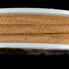 3mm Light Brown Ultra Micro Fiber Suede Cord #UMFS03LBR-3