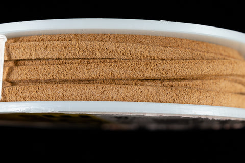 3mm Light Brown Ultra Micro Fiber Suede Cord #UMFS03LBR-3