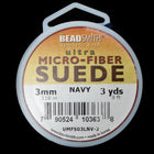 3mm Navy Ultra Micro Fiber Suede Cord #UMFS03LNV-3