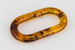 48mm x 28mm Tortoiseshell Oval Ring (2 Pcs) #UP214-General Bead