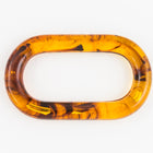 48mm x 28mm Tortoiseshell Oval Ring (2 Pcs) #UP214-General Bead