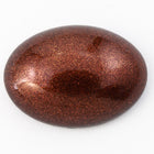 13mm x 18mm Metallic Antique Copper Oval Cabochon (2 Pcs) #UP480-General Bead