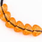 12mm Transparent Hyacinth Big Hole Heart Bead (4 Pcs) #UP009-General Bead