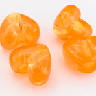12mm Transparent Hyacinth Big Hole Heart Bead (4 Pcs) #UP009-General Bead
