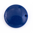 18mm Blue Coin Drop (2 Pcs) #UP019-General Bead