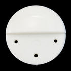 34mm White Layered Disc with 3 Holes #UP027-General Bead