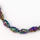 18mm x 10mm Jet AB Twist Bead (4 Pcs) #UP054-General Bead