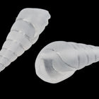 35mm x 15mm Frosted Crystal Shell Bead #UP056-General Bead