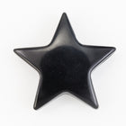 20mm Opaque Black Puff Star (2 Pcs) #UP089-General Bead