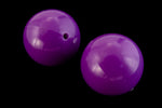 17mm Opaque Grape Round Bead (2 Pcs) #UP166-General Bead