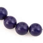 10mm Navy Blue Round Lucite Bead (5 Pcs) #UP183-General Bead