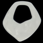 40mm x 43mm White Modern Hoop (2 Pcs) #UP200-General Bead