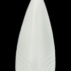 63mm Opaque White Deco Triangle Drop (2 Pcs) #UP204-General Bead
