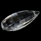 30mm x 13mm Clear Faceted Teardrop #UP213-General Bead