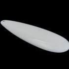 66mm Opaque White Teardrop Pendant #UP225-General Bead