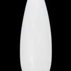 66mm Opaque White Teardrop Pendant #UP225-General Bead