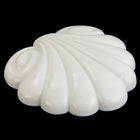 30mm White Scallop Shell Cabochon #UP229-General Bead